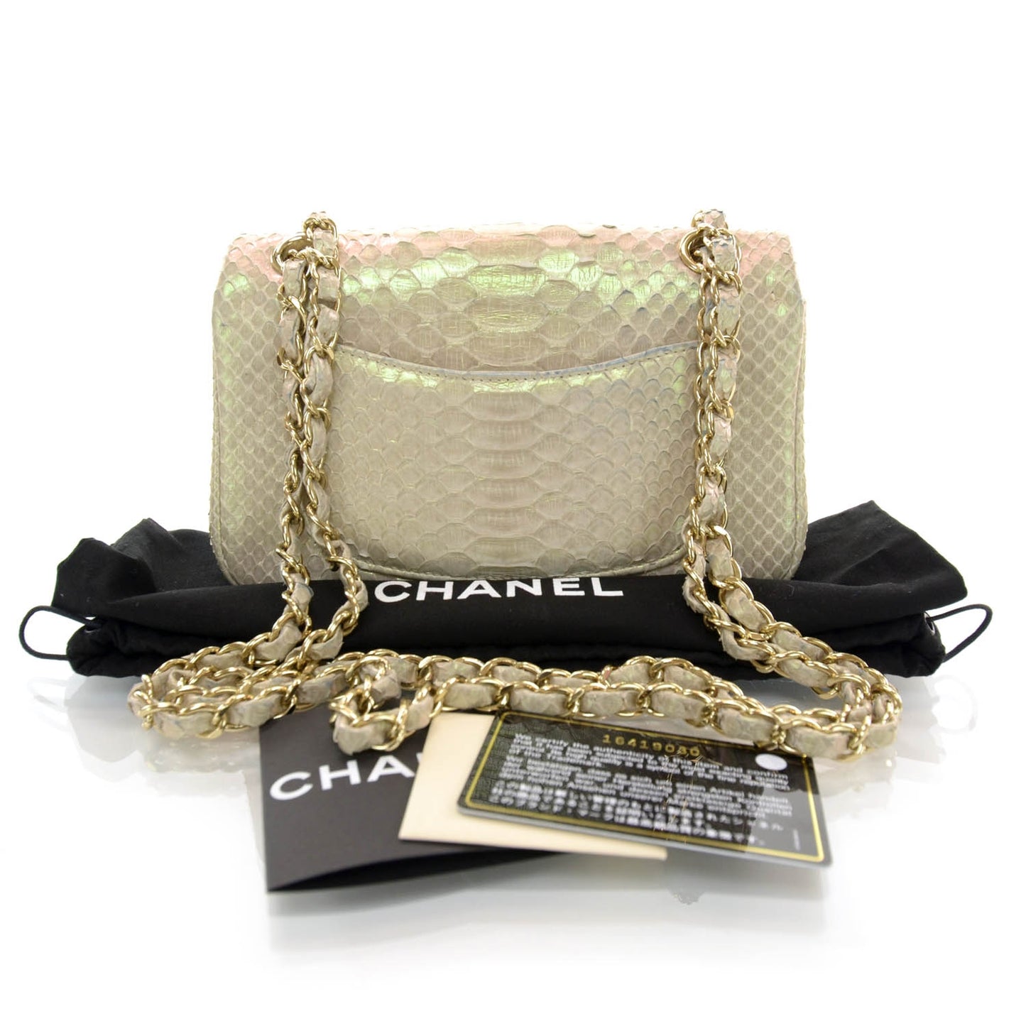 Iridescent Python Mini Flap