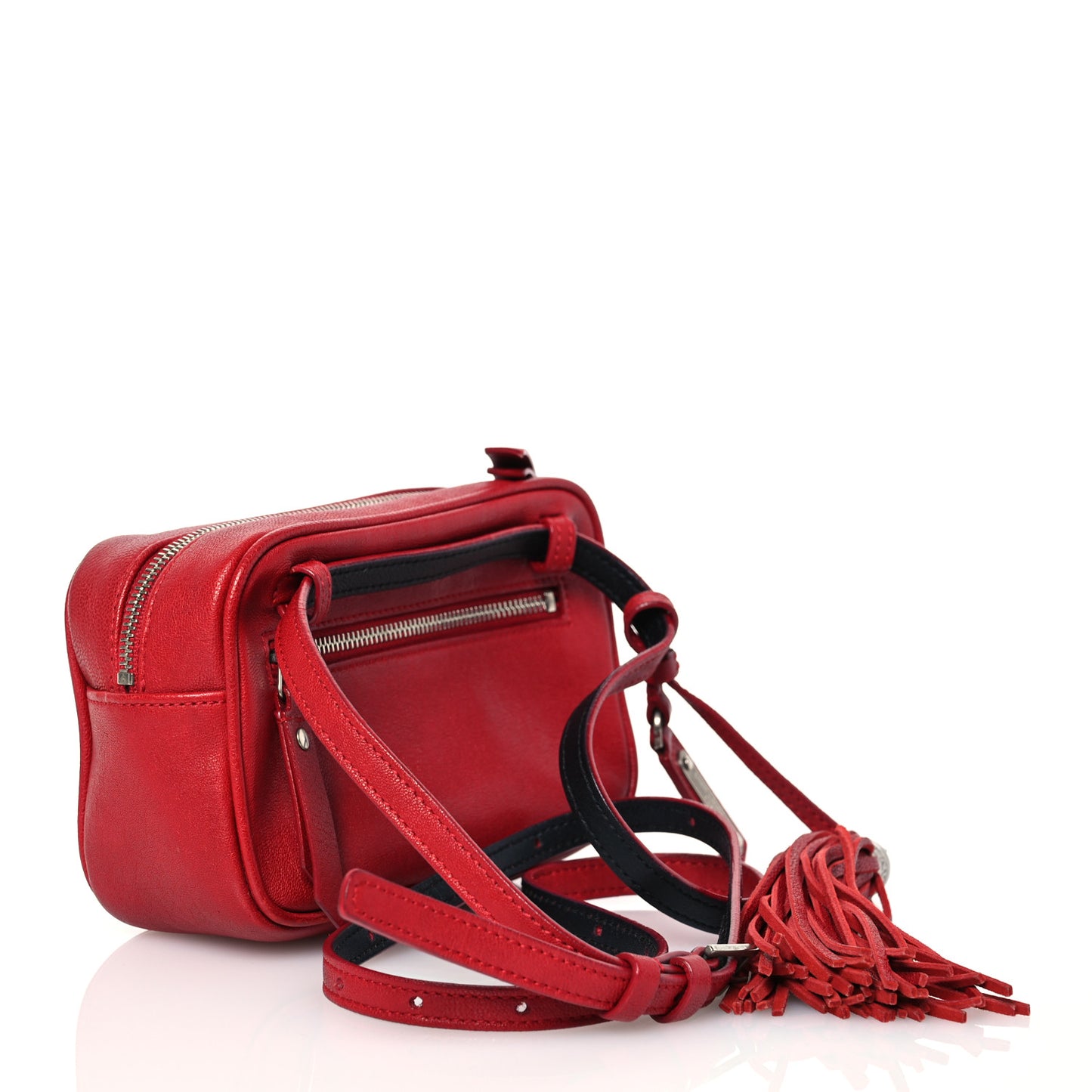 Lambskin Monogram Lou Belt Bag Red