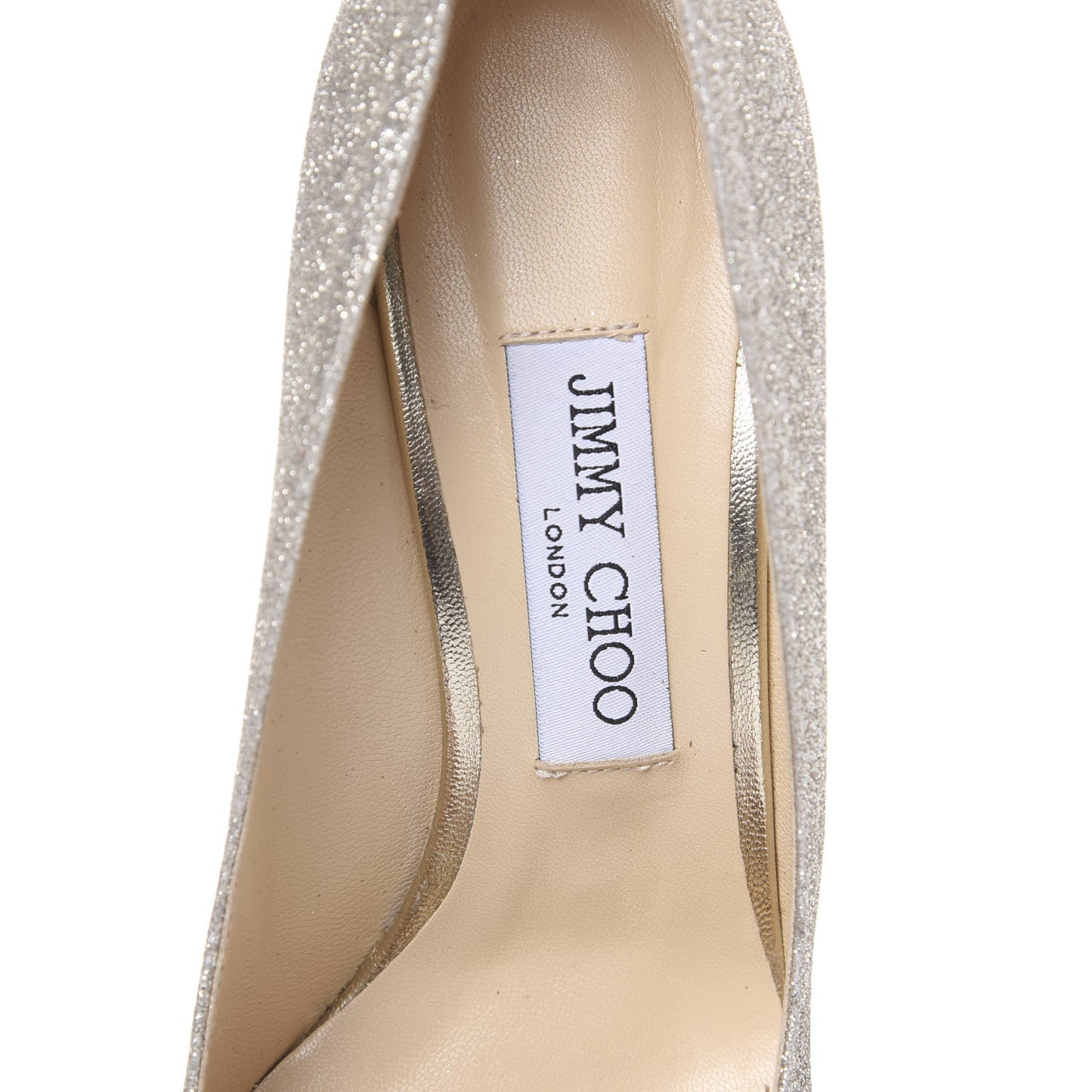 Dusty Glitter Romy 100 Pumps 38 Platinum Ice