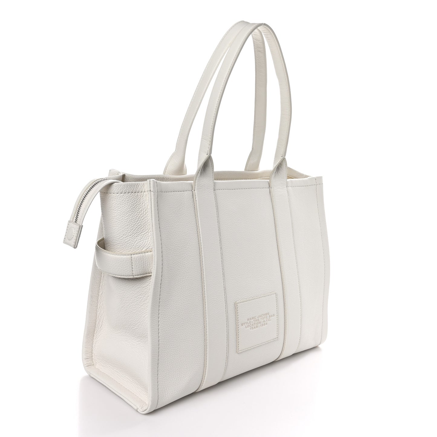 Grained Calfskin Large The Tote Bag Cotton