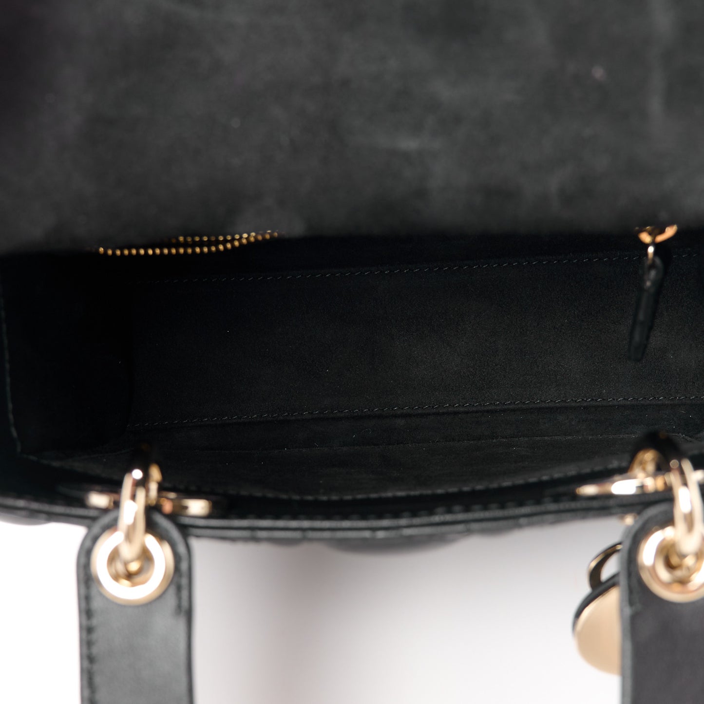 Lambskin Cannage Small My ABCDior Lady Dior Black