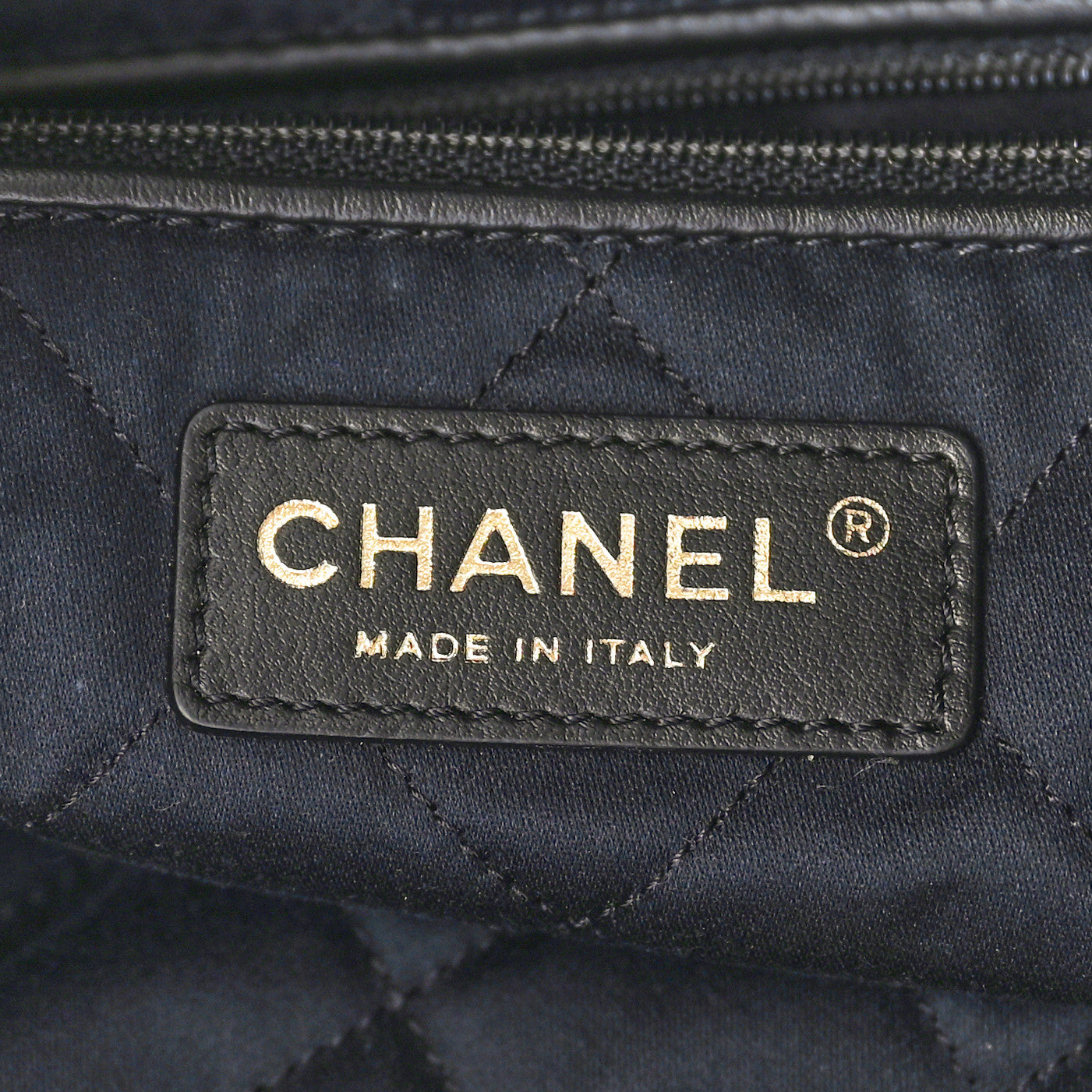 Metallic Calfskin Quilted Small Chanel 22 Ruthenium