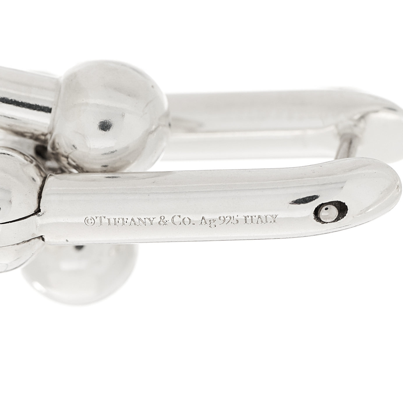 Sterling Silver Extra Large HardWear Link Earrings