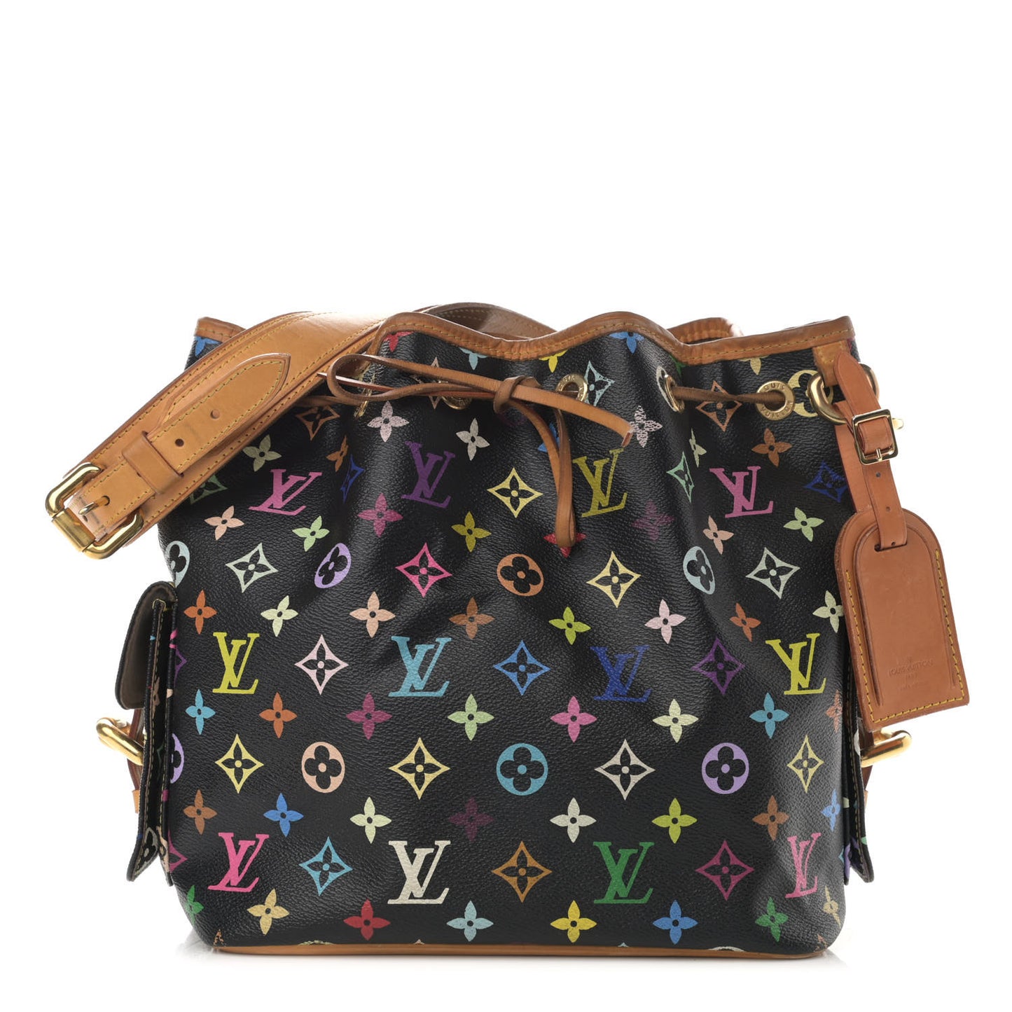 Monogram Multicolor Petit Noe Black