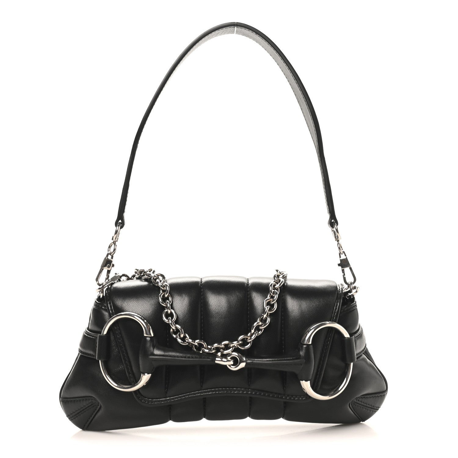 GUCCI バッグ Gucci Nappa Vertical Matelasse Medium Maxi Horsebit Chain Shoulder
