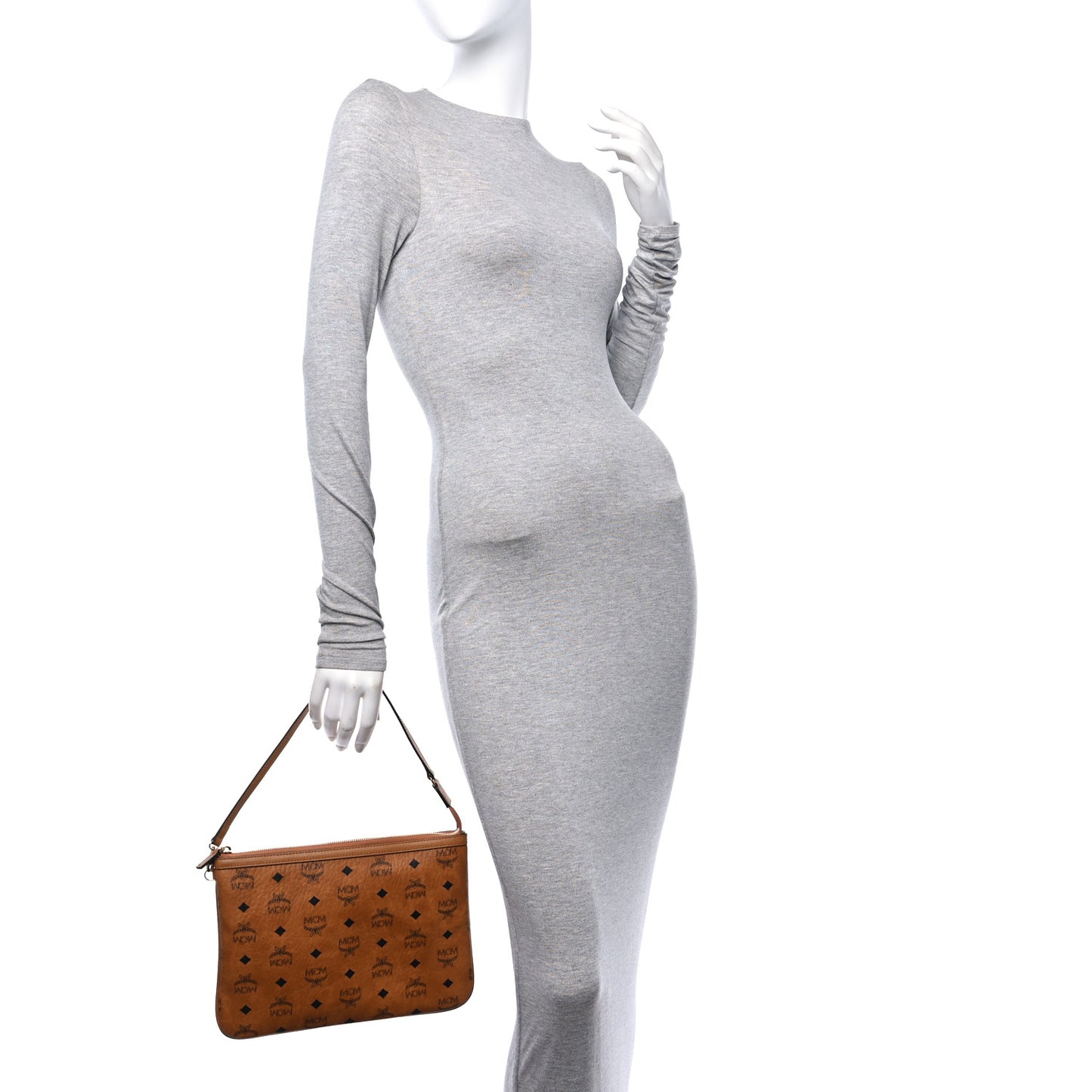 Visetos Liz Shopper Tote Pouch Cognac