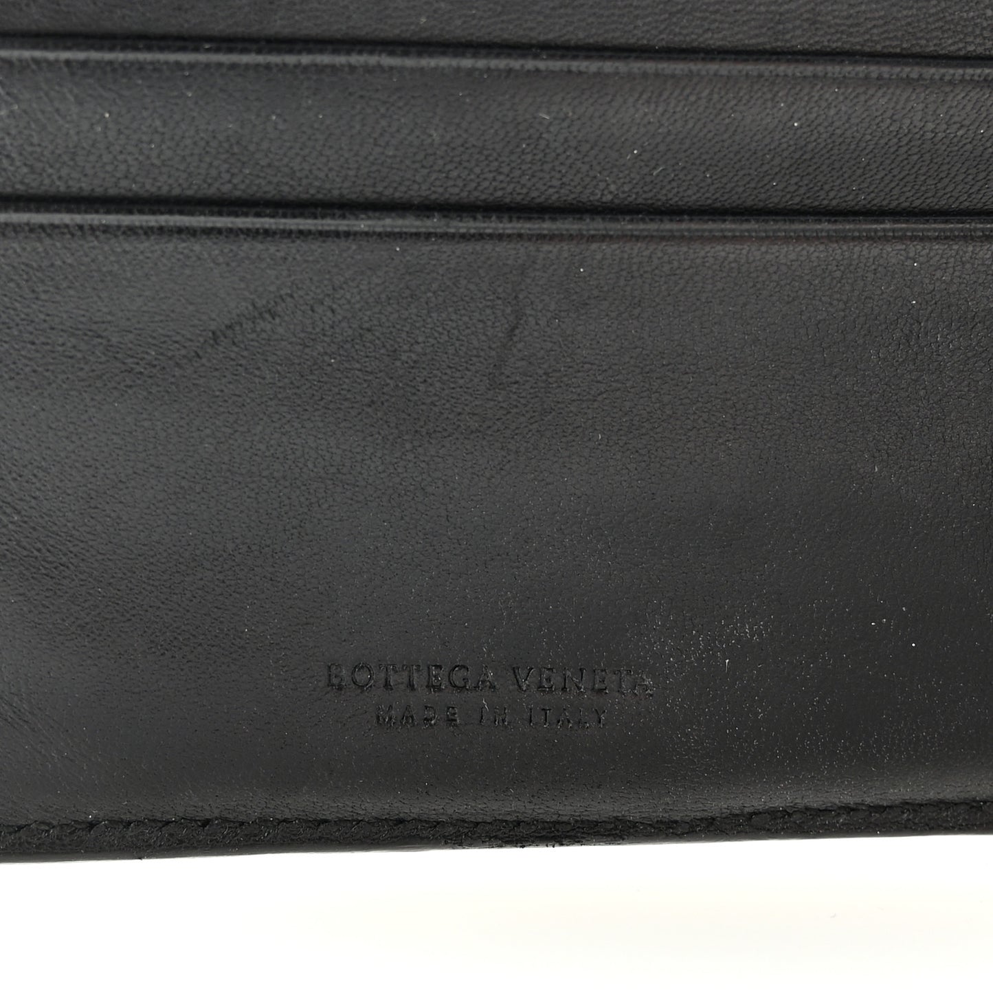 Nappa Intrecciato French Flap Wallet Black