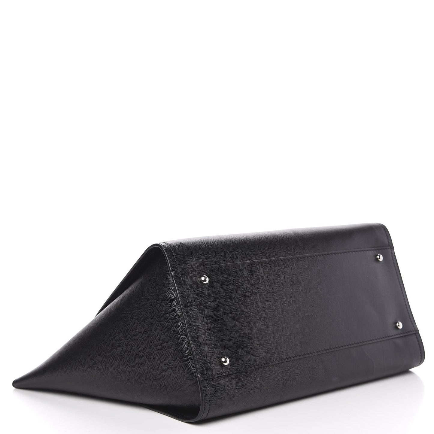 Caviar Medium Studded Deauville Tote Black