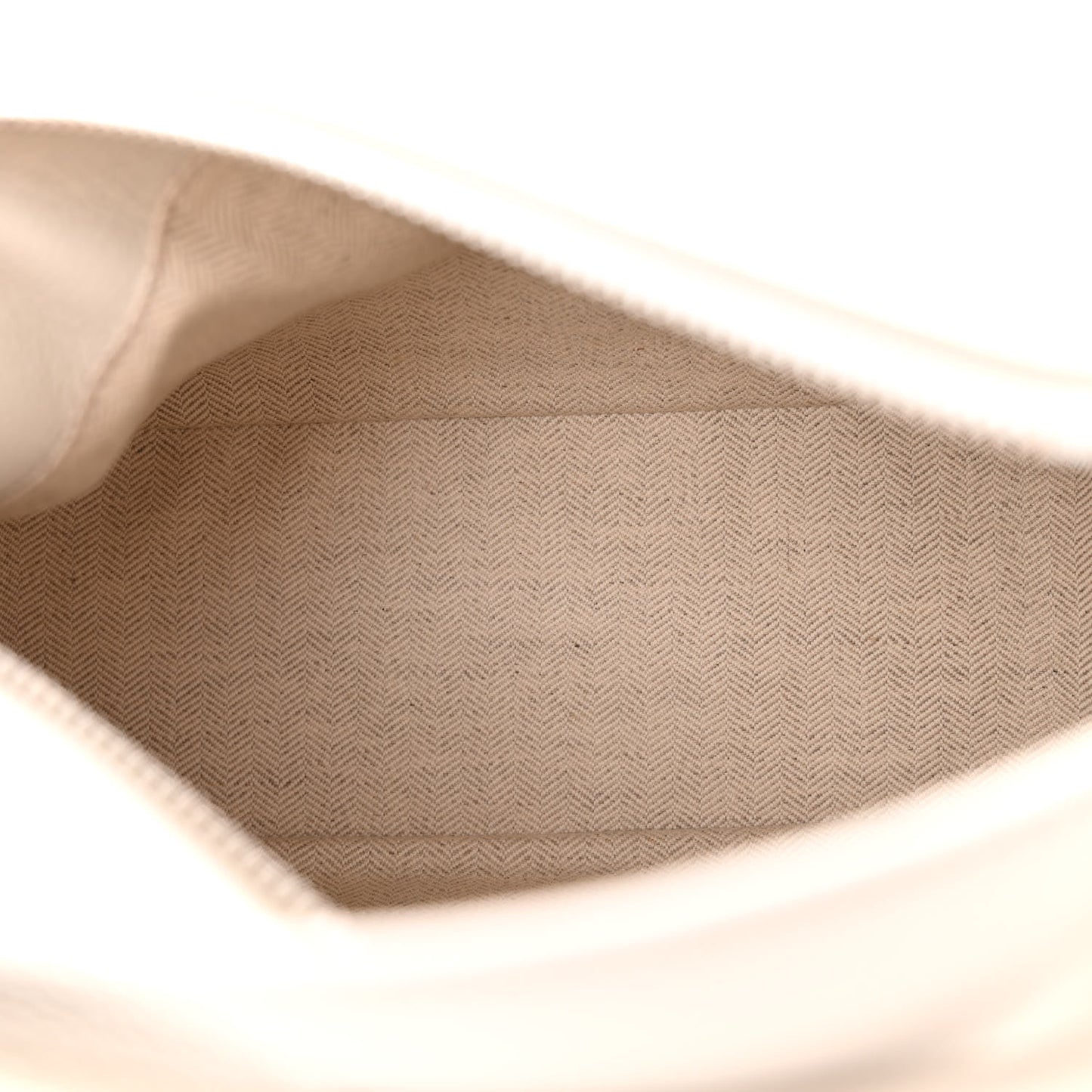Soft Grained Calfskin Small Puzzle Edge Bag Soft White