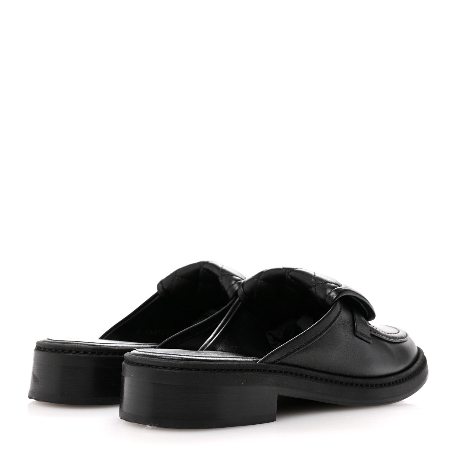 Chanel Lambskin Quilted CC Turnlock Mules 36 Black 5 of 12