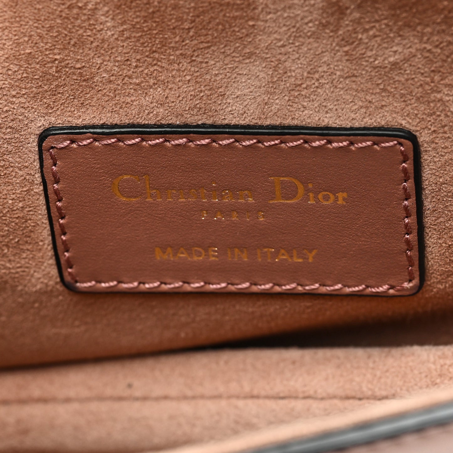 Calfskin Mini Saddle Bag Taupe