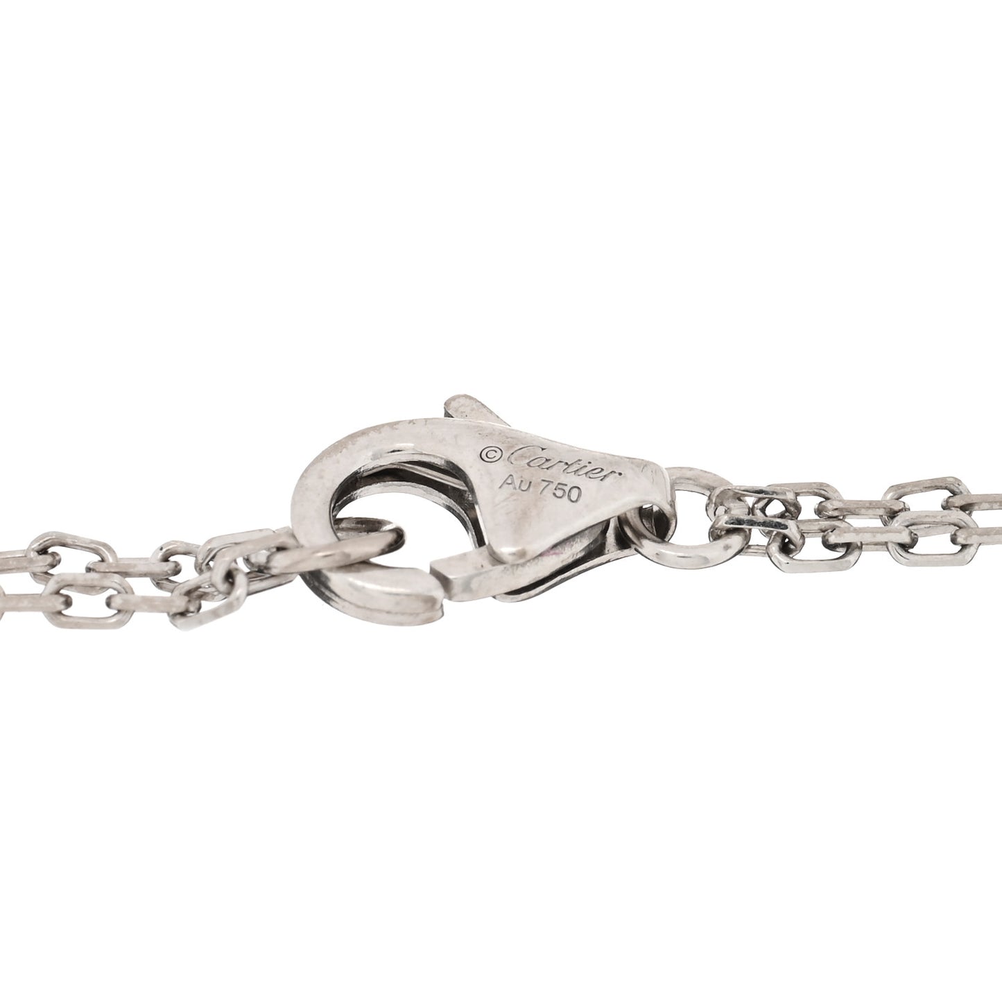 18K White Gold Diamond LOVE Bracelet