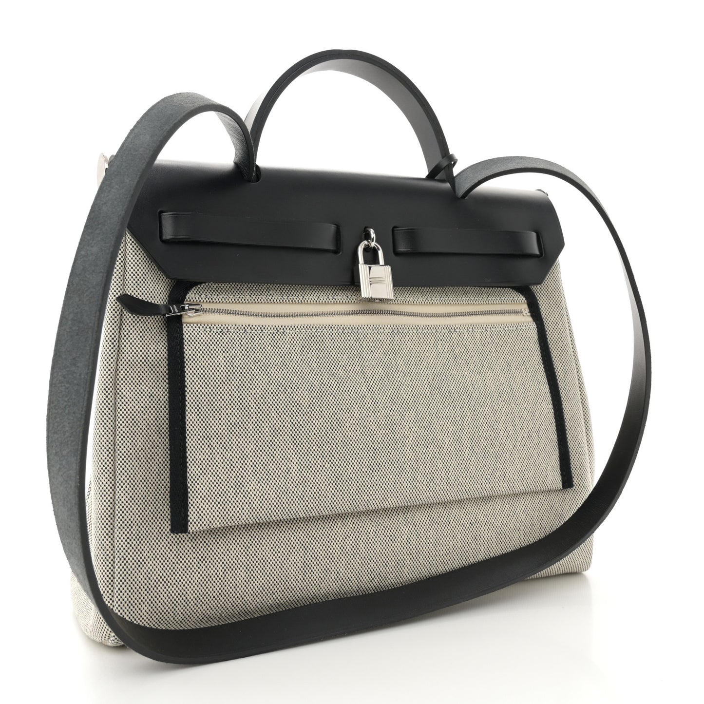 Vache Hunter Toile H Pegase Pop Herbag Zip Retourne 31 PM Bleu Indigo Ecru Black