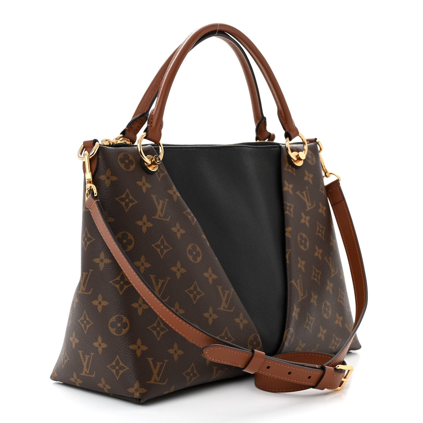 Monogram V Tote MM Black