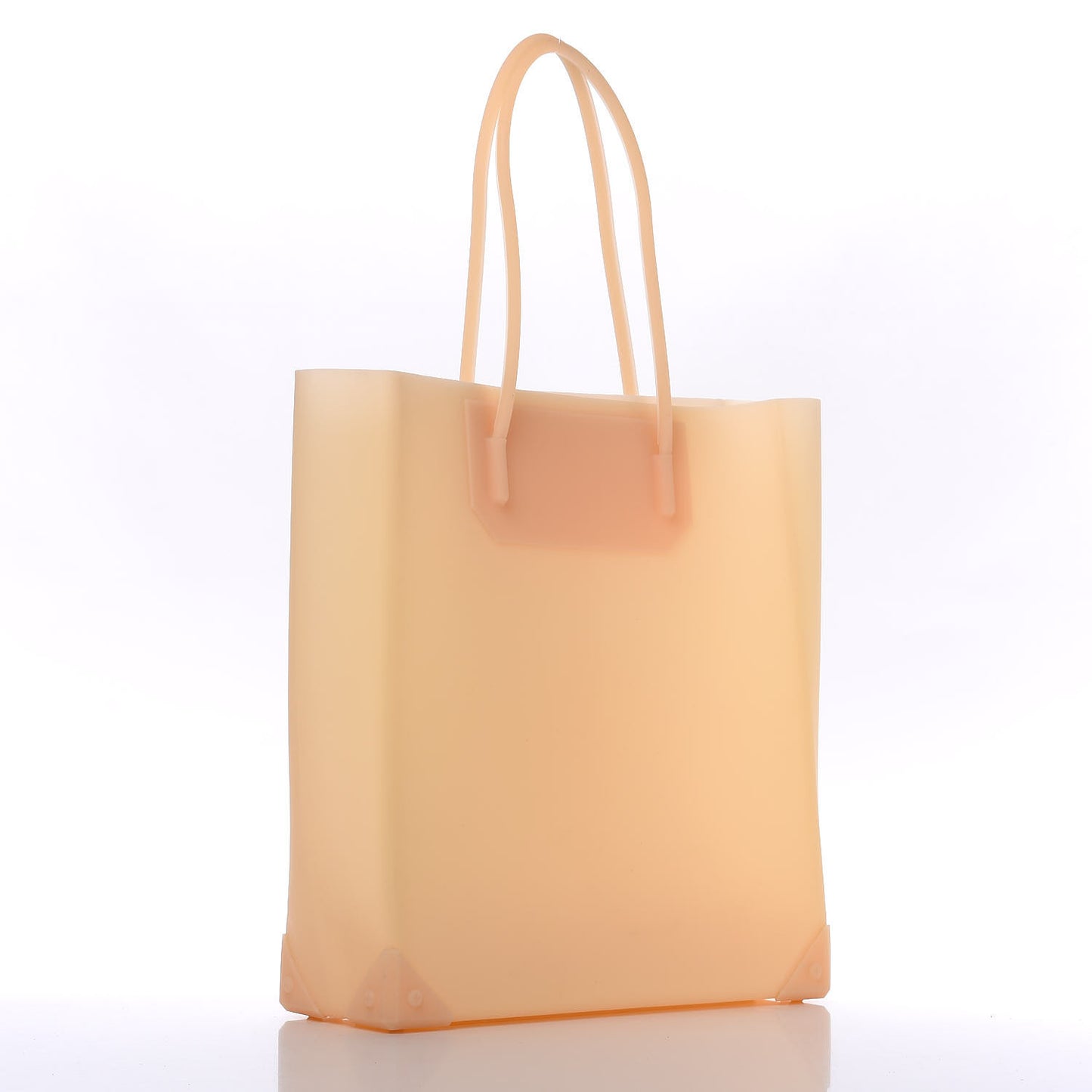 Molded Silicon Prisma Tote Rose