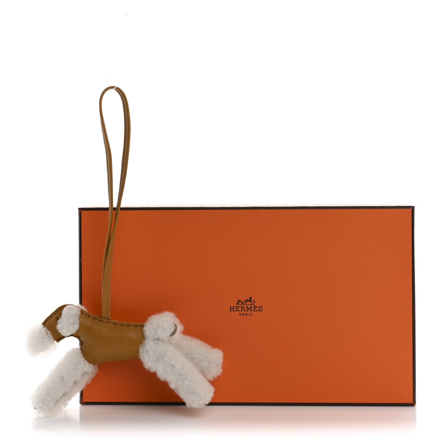 Hermes Milo Lambskin Shearling Budy Charm Biscuit 4 of 4