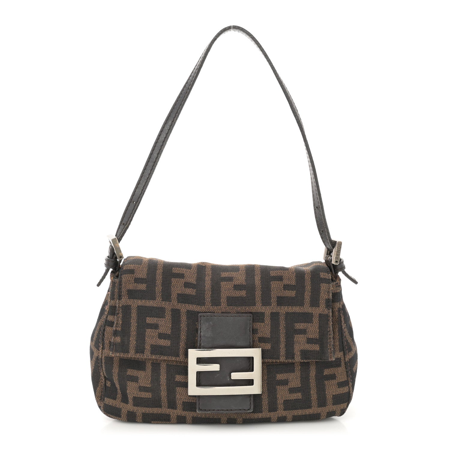 Fendi Zucca Mini Mama Baguette Tobacco 1 of 14