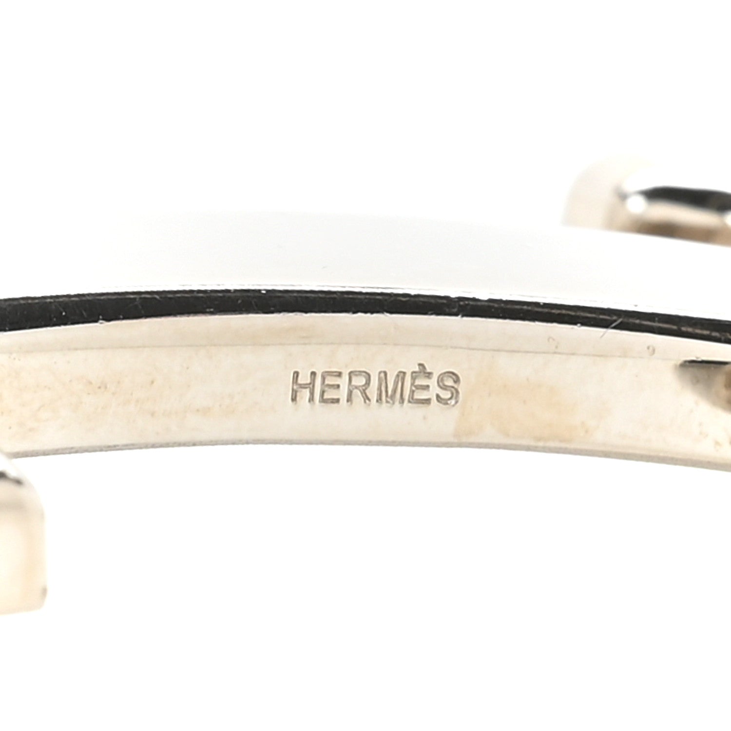 Hermes Polished Palladium 32mm H Belt Buckle Silver 3 of 4