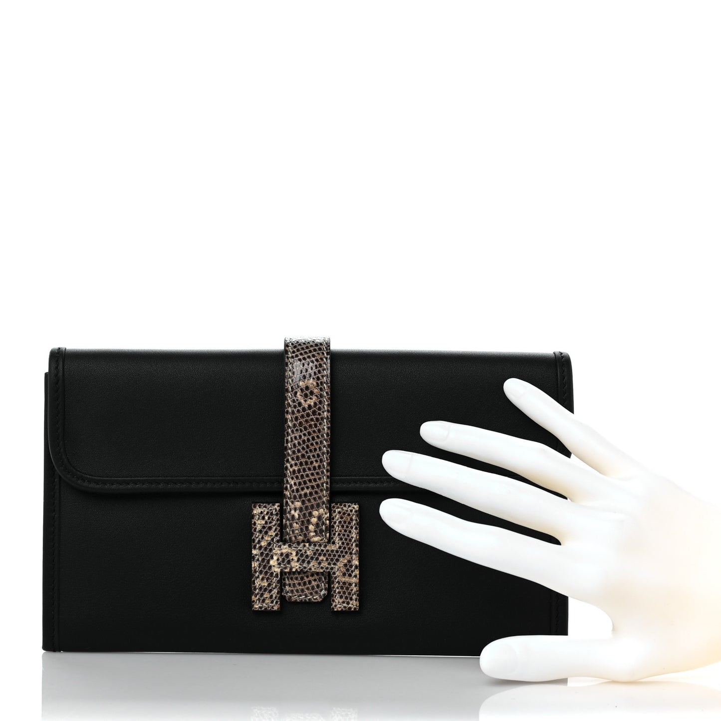 Swift Lizard Jige Touch Duo Clutch Black Ombre