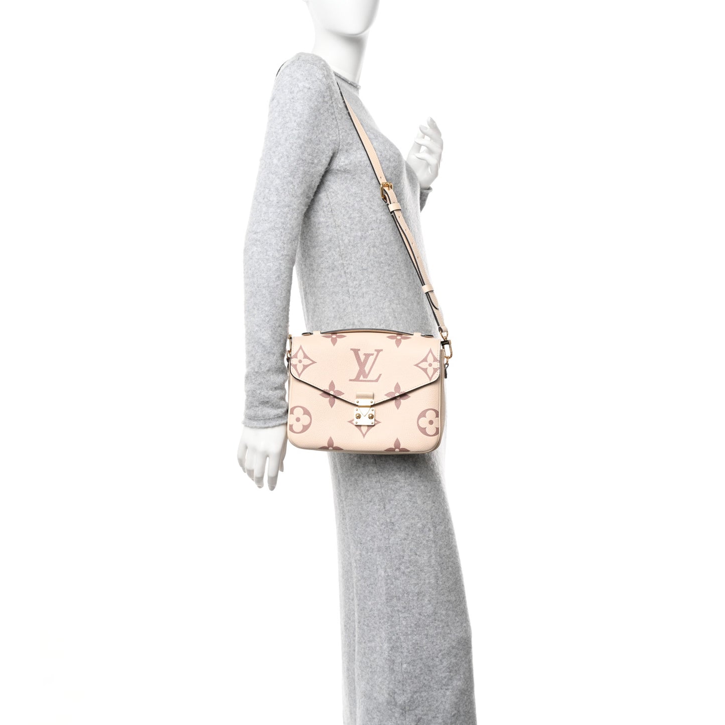 Empreinte Monogram Giant Pochette Metis Creme Bois de Rose