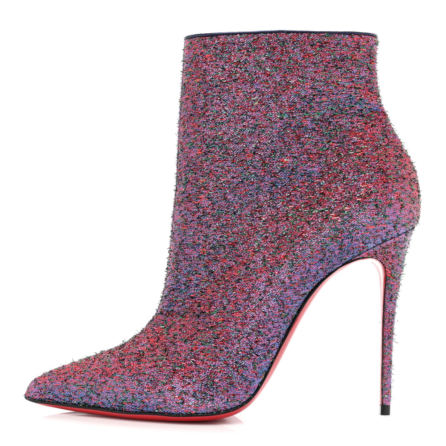 Satin So Kate Starlight Booty 100 Ankle Boots 38.5 Purple Multicolor