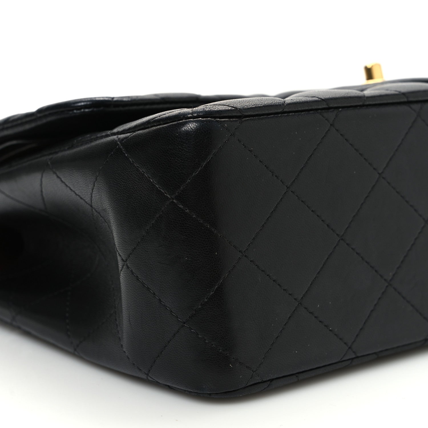 Chanel Lambskin Quilted Jumbo Double Flap Black 9 of 10