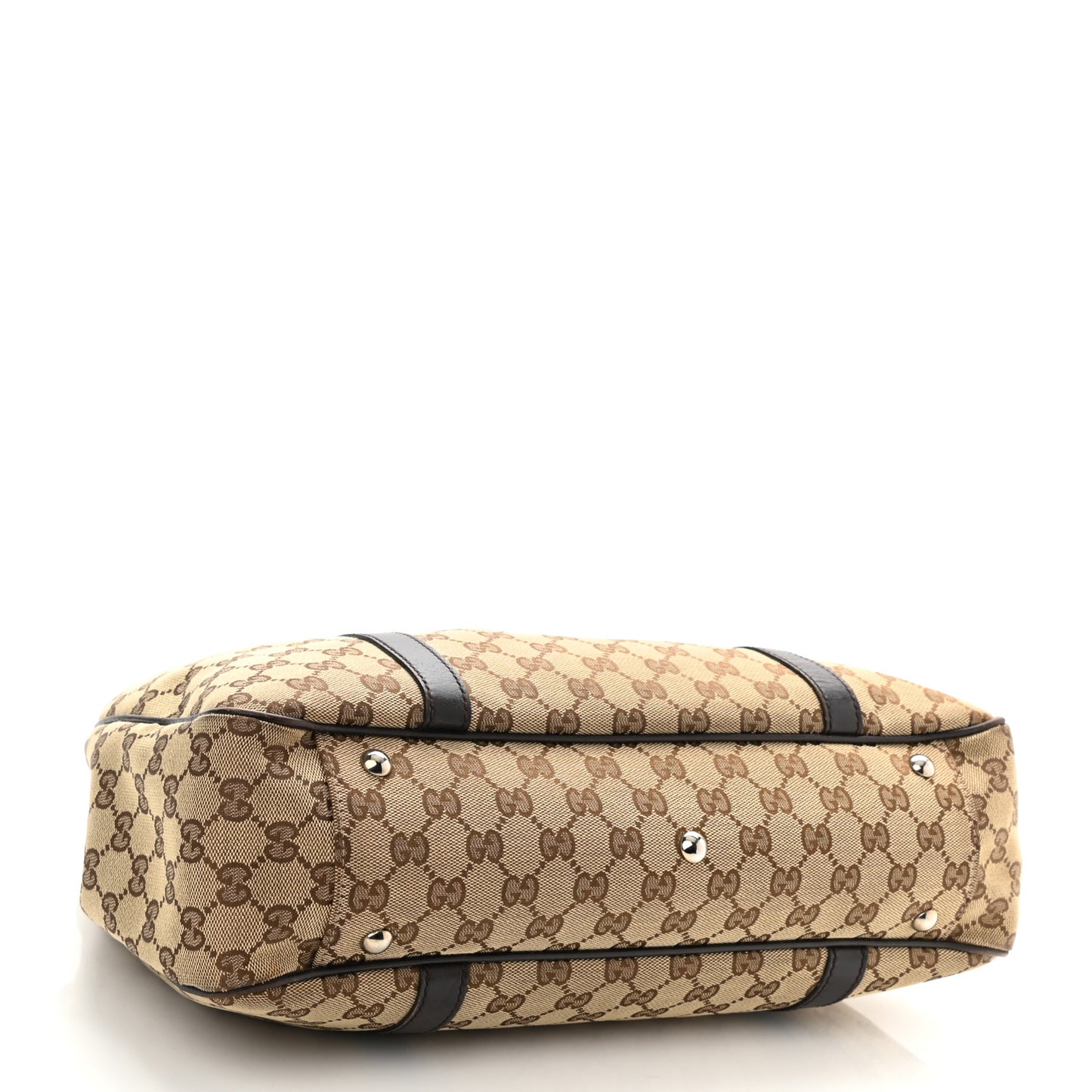 Monogram Medium Twins Tote Dark Brown