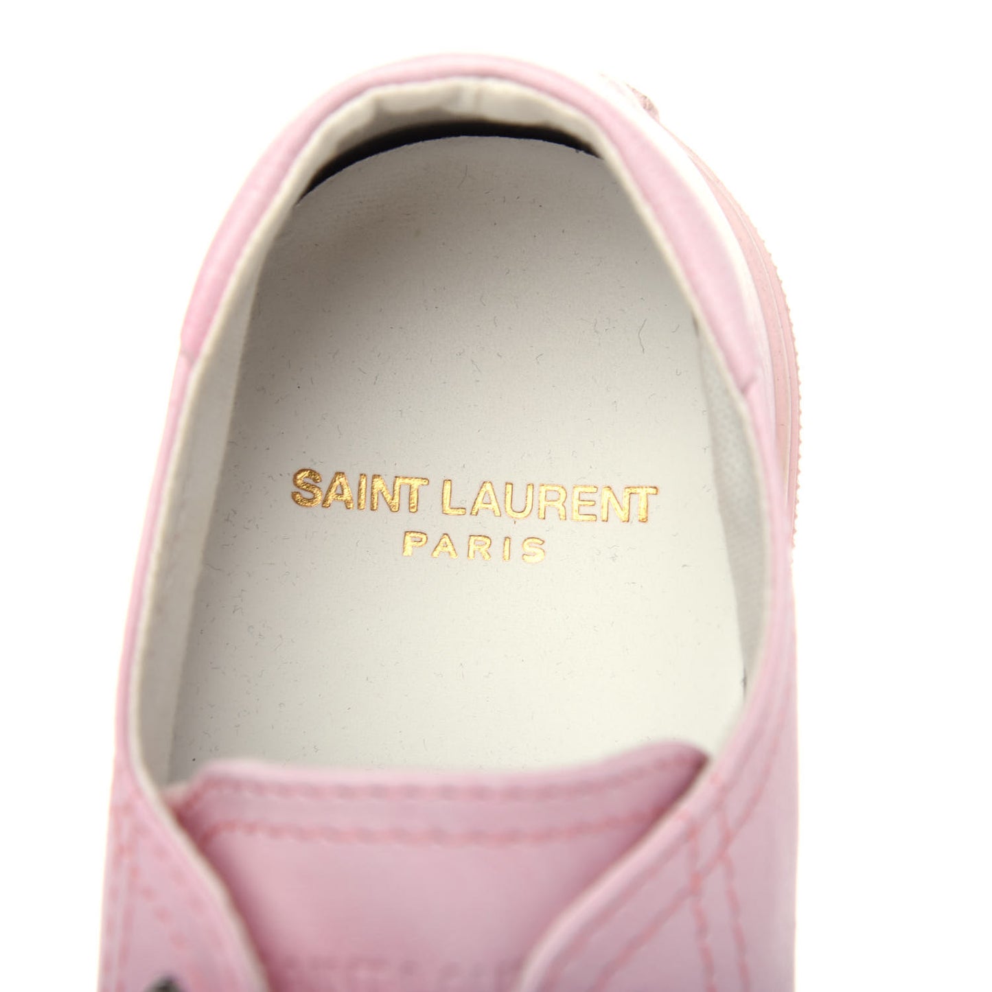 Calfskin Distressed Bedford Low Top Sneakers 38.5 Fanne Rose