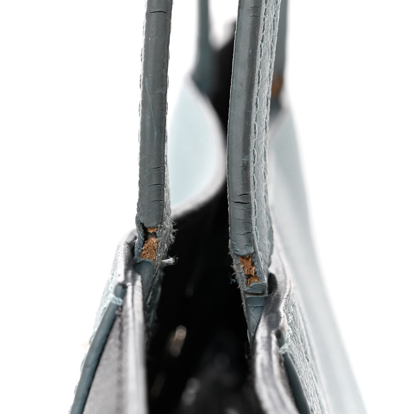 Calfskin Lockme Cabas Sky Black