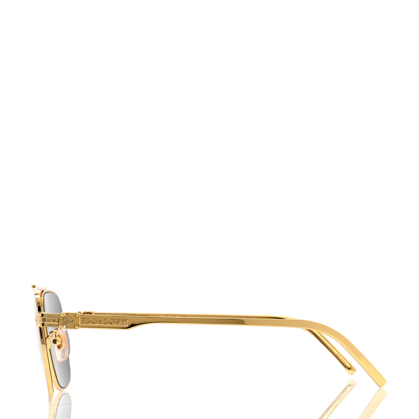 Metal LV Ash Sunglasses Z1267E Gold