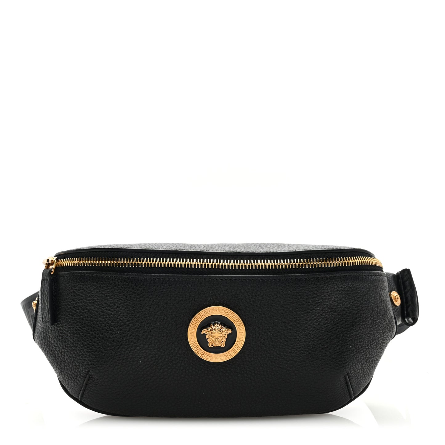 Grained Calfskin Vanitas Medea Belt Bag Black