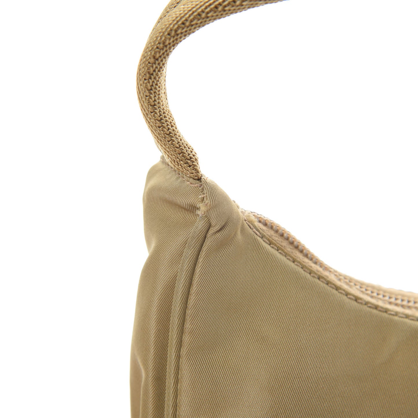 Tessuto Nylon Sport Shoulder Bag Sabbia