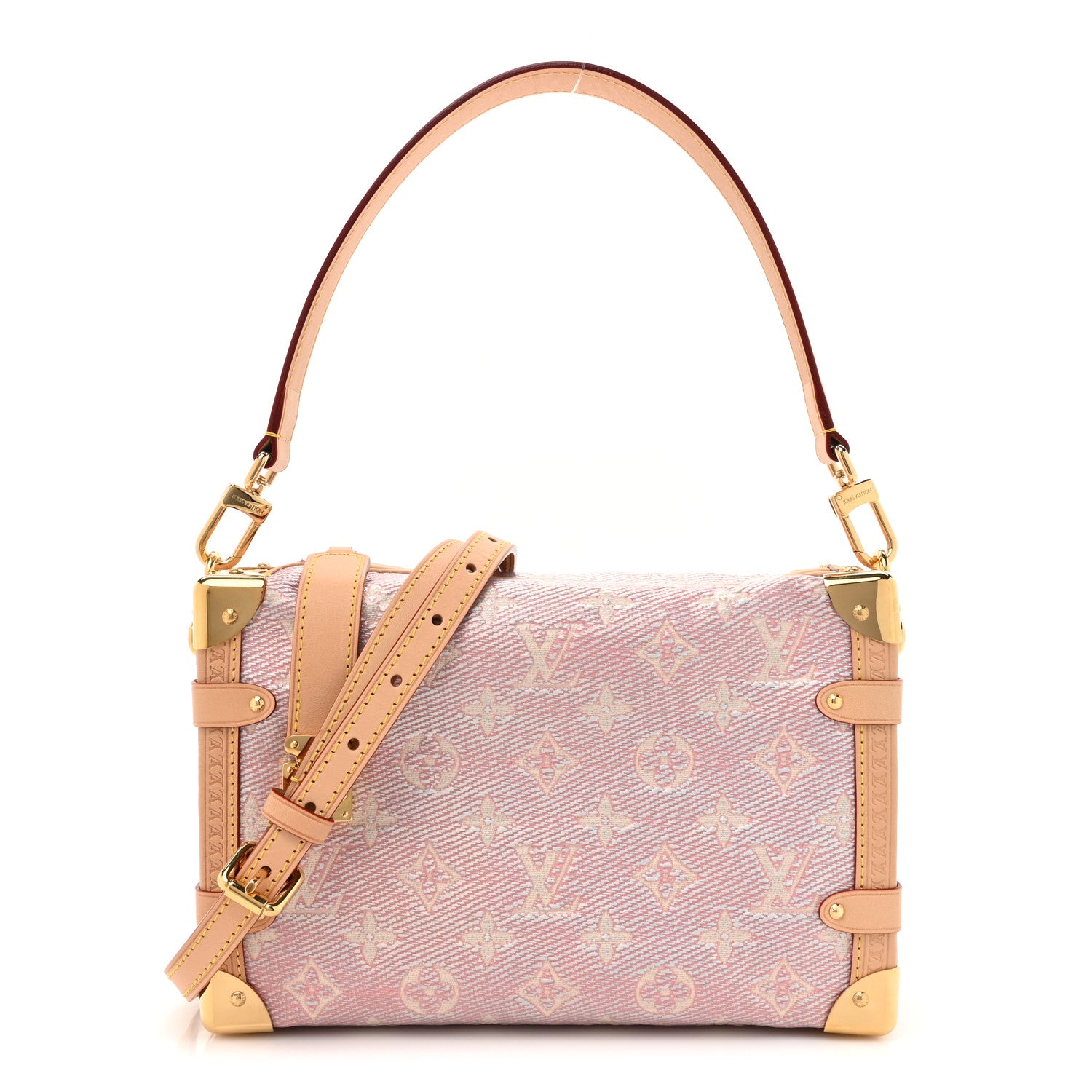 Louis Vuitton Monoglam Side Trunk Rose 1 of 9