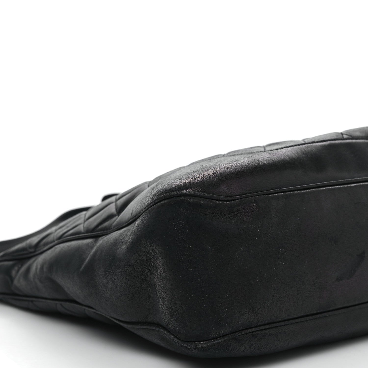 Chanel Lambskin Quilted CC Shoulder Bag Black 9 of 10