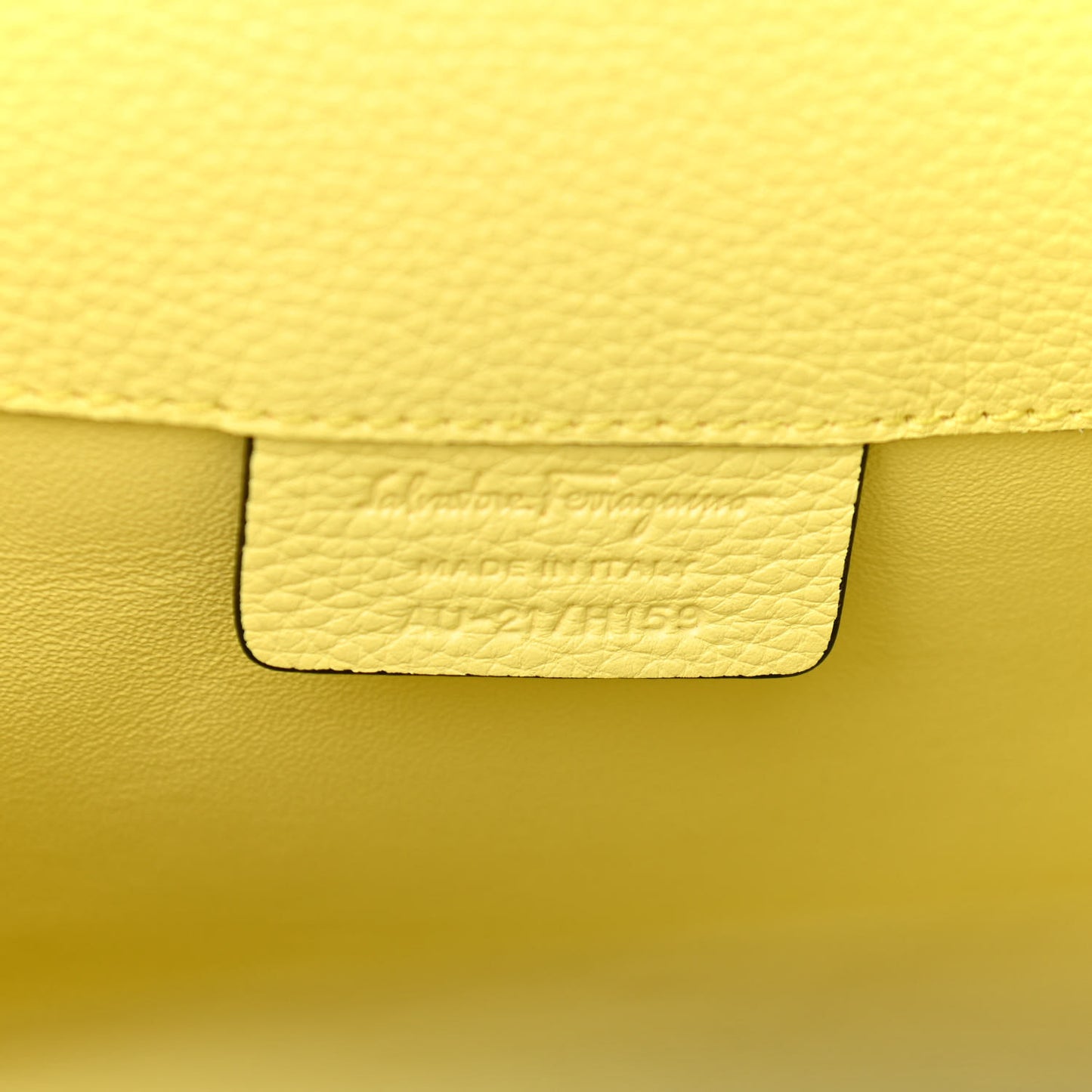 Calfskin The Studio Bag Yellow
