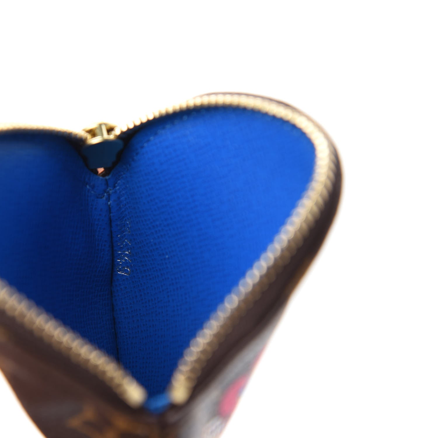 Louis Vuitton Monogram 2019 Christmas Animation Round Coin Purse Blue 7 of 8