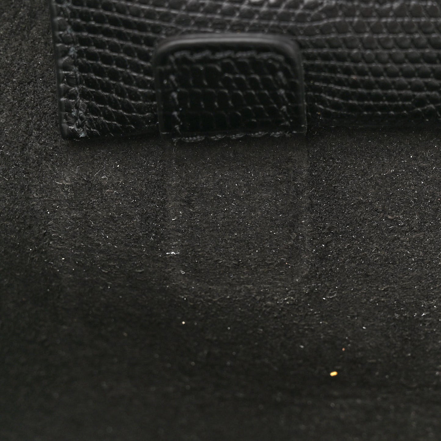 Nappa Lizard Embossed Medium Easy Tote Black