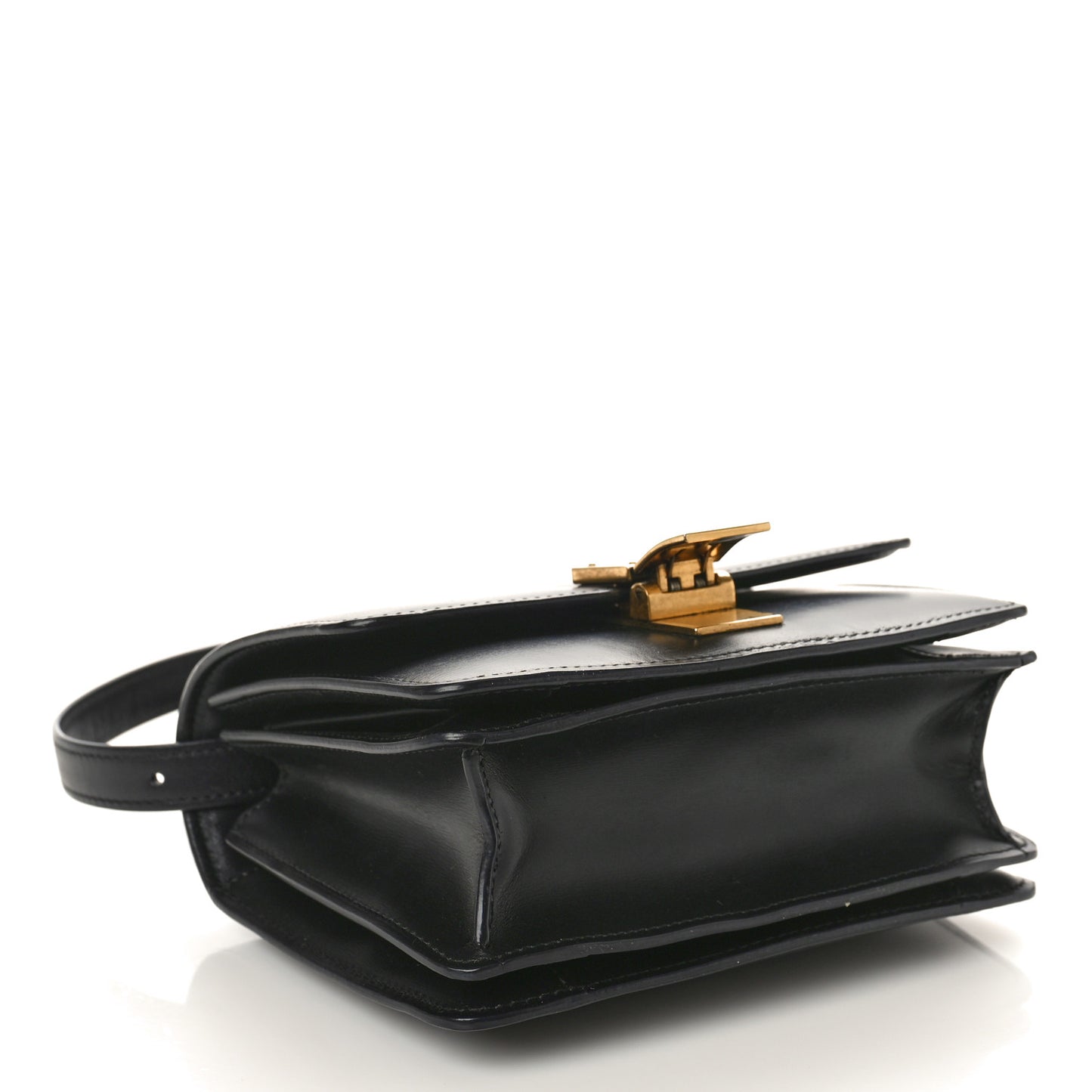 Box Calfskin Small Classic Box Flap Bag Black