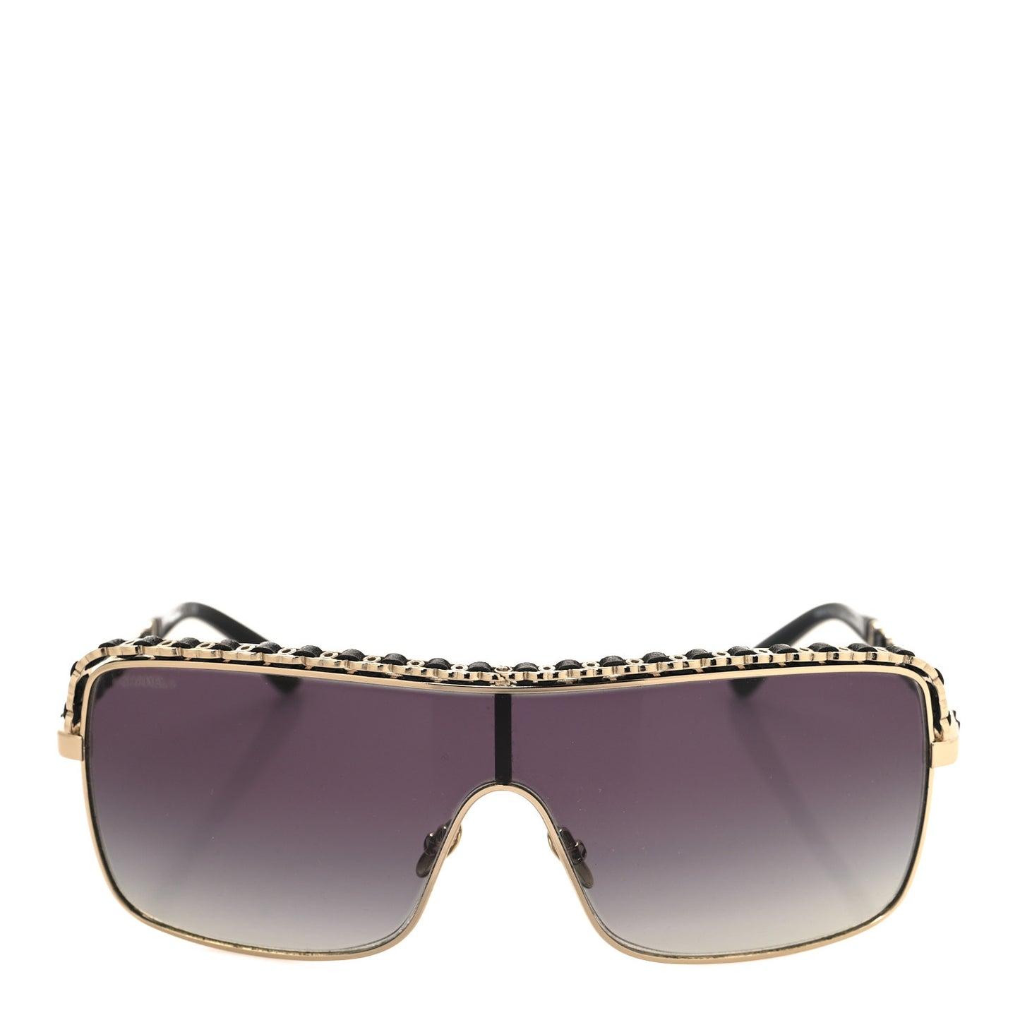 Metal Shield Sunglasses 71368 Grey