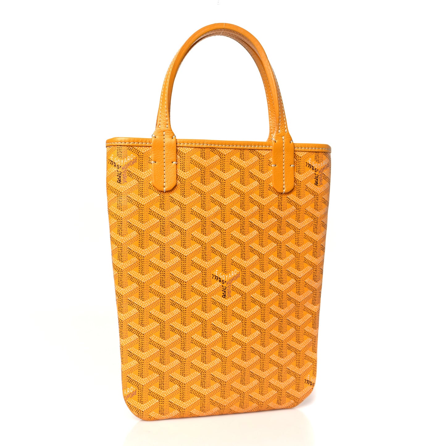 Goyardine Poitiers Claire Voie Tote Yellow