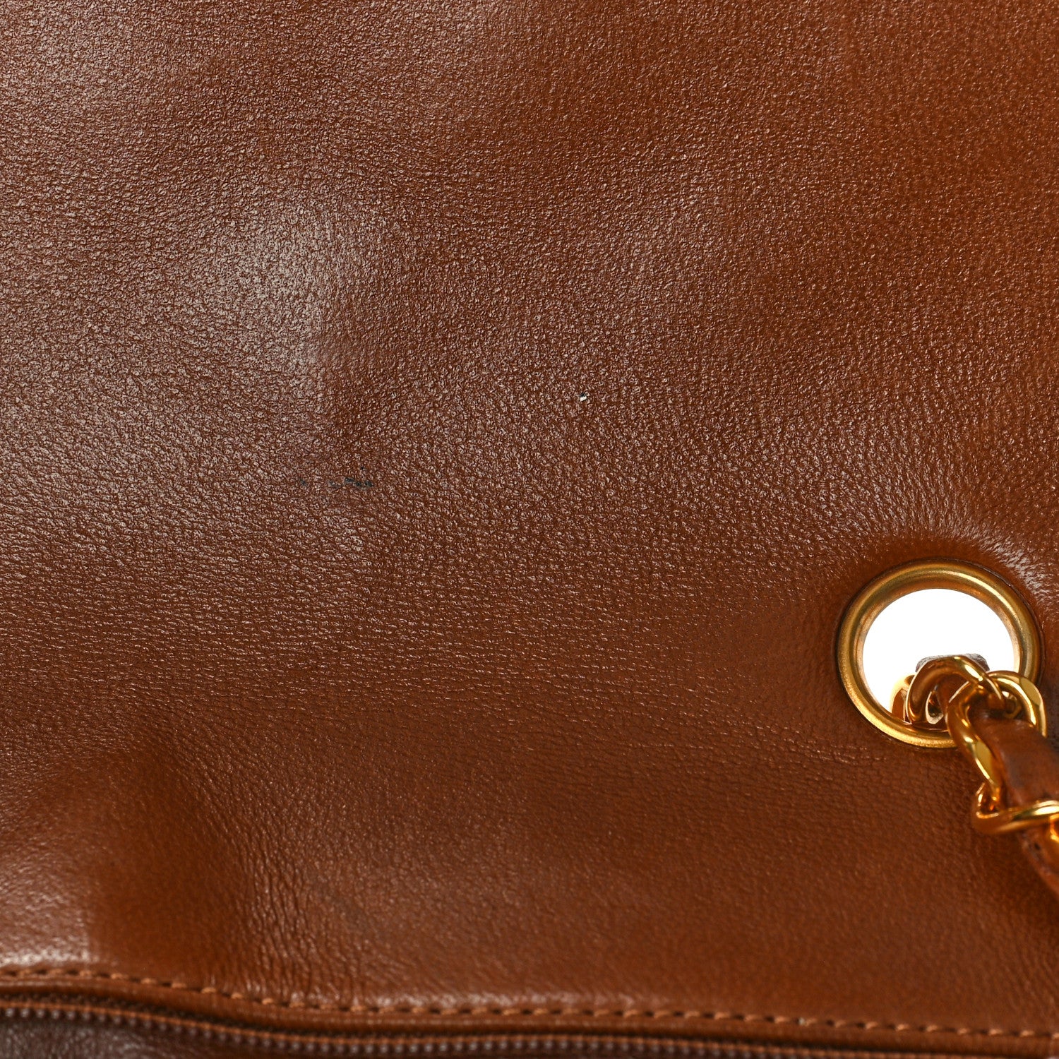 Chanel Lambskin Quilted Medium Single Flap Brown 8 of 11