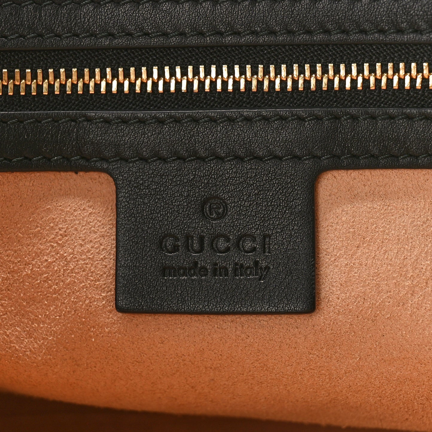 Guccissima Medium Padlock Tote Black