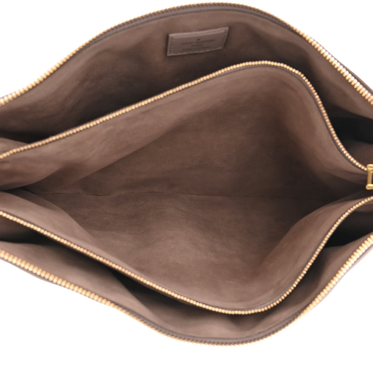 Lambskin Embossed Monogram Coussin MM Grey