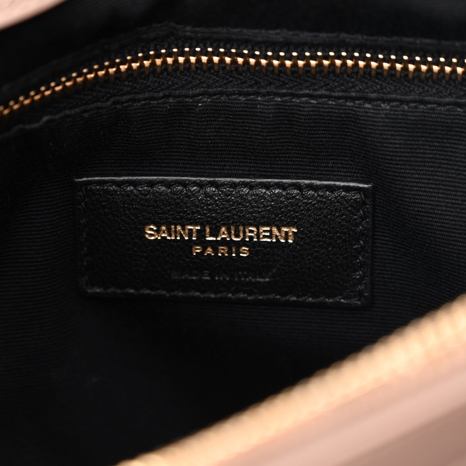 Saint Laurent Calfskin Y Quilted Monogram Medium Loulou Chain Satchel Light Natural 6 of 13