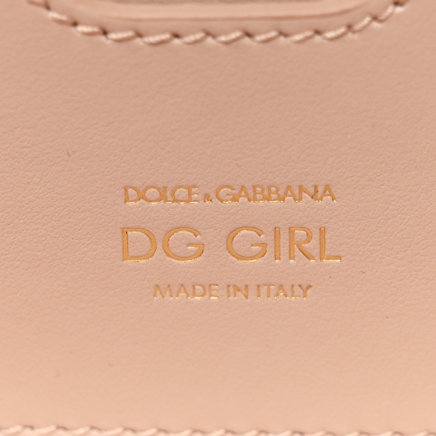 Nappa DG Girls Phone Shoulder Bag Cipria