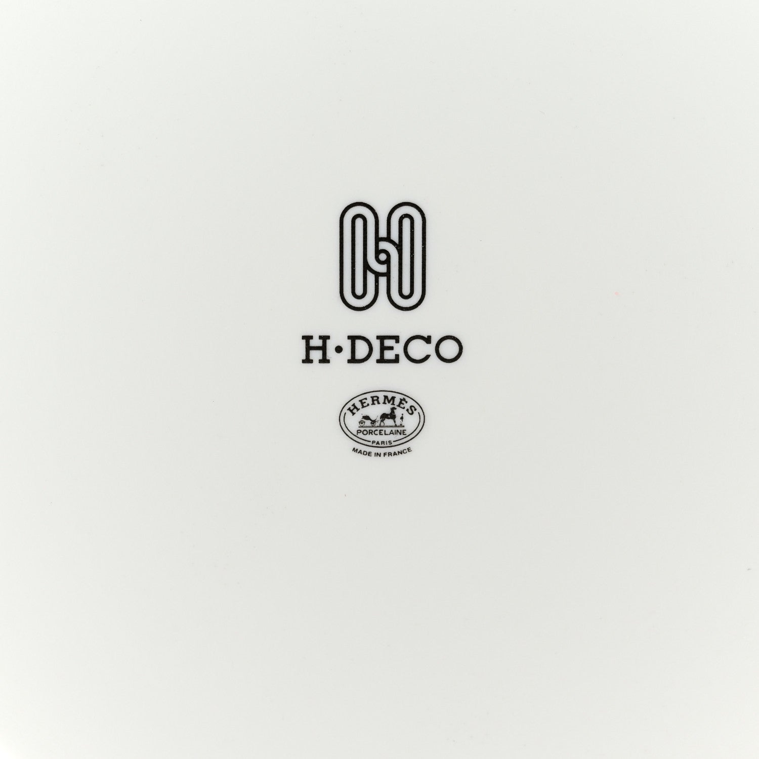 Hermes Porcelain H Deco Small Bowl Black 4 of 7