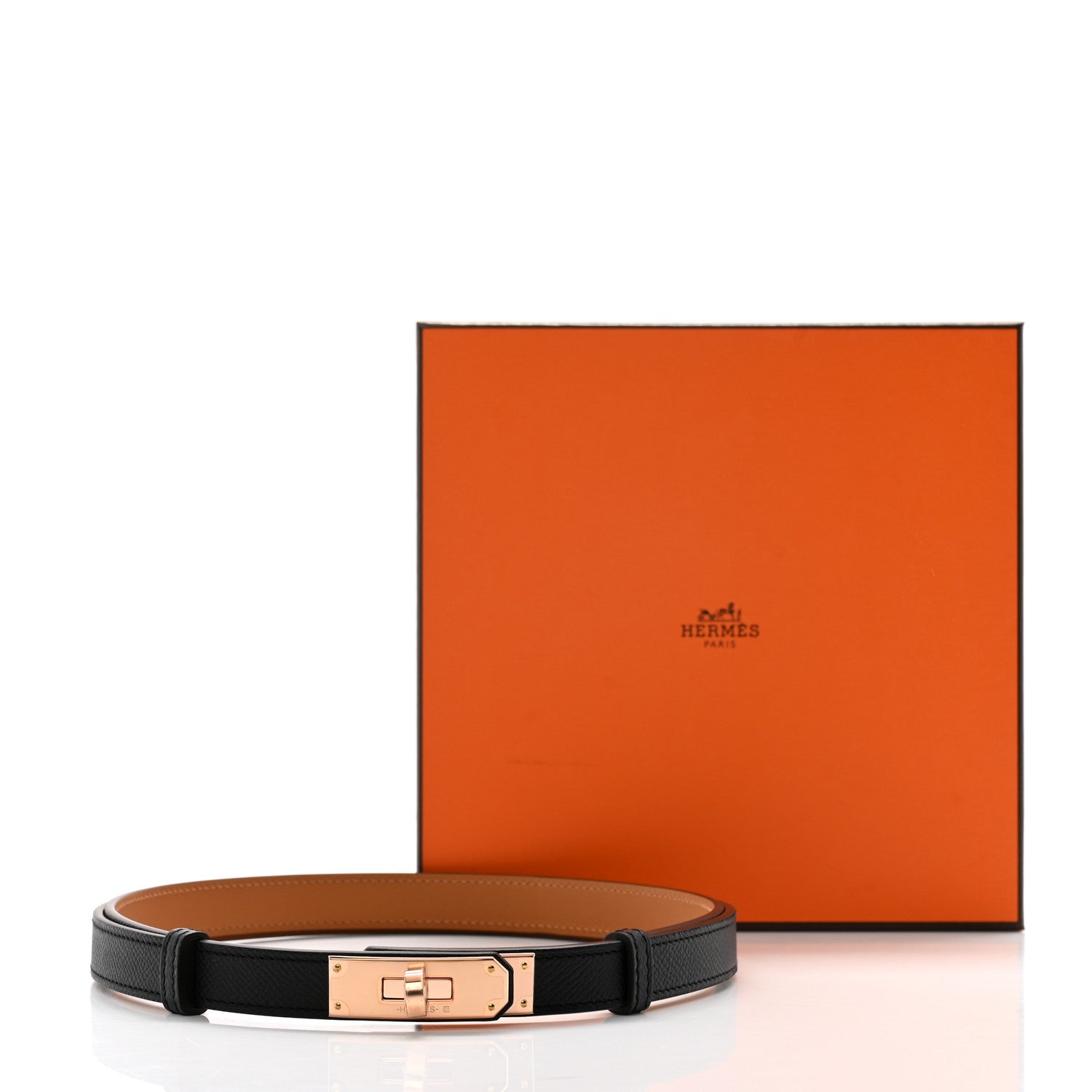 Hermes Epsom Kelly Belt Black 4 of 4