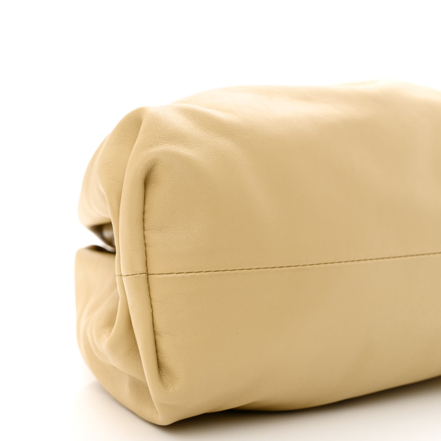 Bottega Veneta Smooth Butter Calf The Pouch Oversized Clutch Tapioca 9 of 10