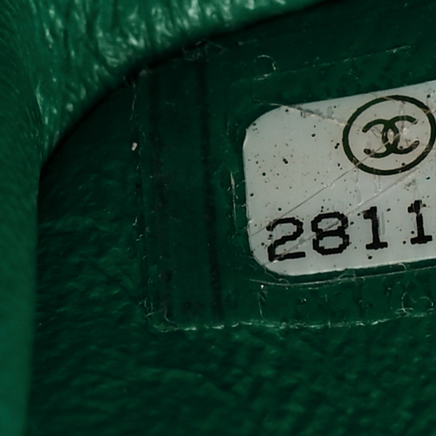 Aged Calfskin Quilted 2.55 Reissue Mini Flap Green