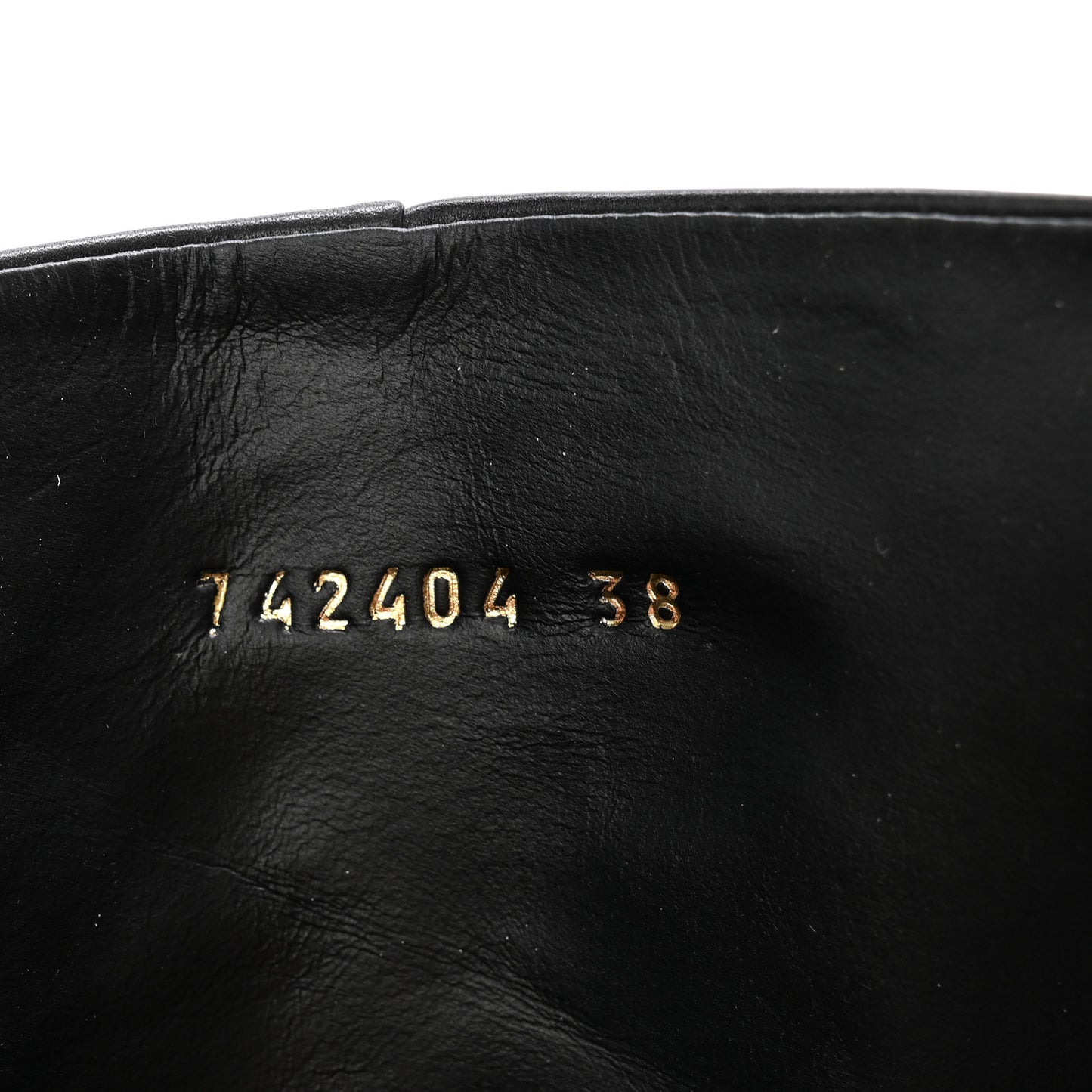 Calfskin Hourglass Bootie 38 Black